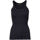 Rosemunde - Top - Navy - Mouwloos - Aansluitende Pasvorm