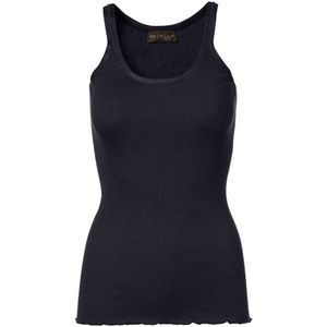 Rosemunde - Top - Navy - Mouwloos - Aansluitende Pasvorm