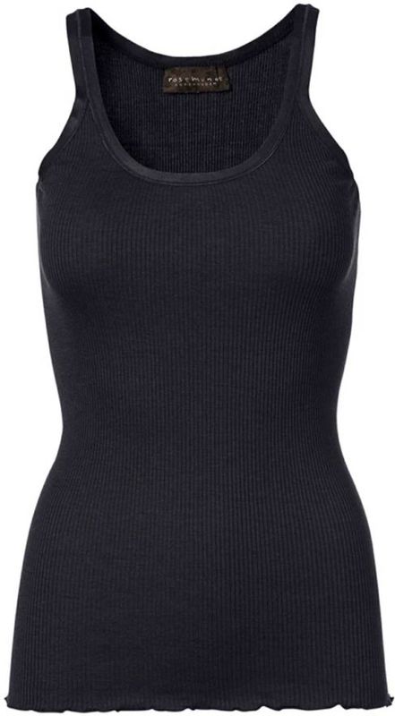 Rosemunde - Top - Navy - Mouwloos - Aansluitende Pasvorm