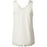 rosemunde Unterziehshirt "Billie Tank Top", mit wunderschönem Vintage-Spitzenbesatz an V- Ausschnitt und Saum