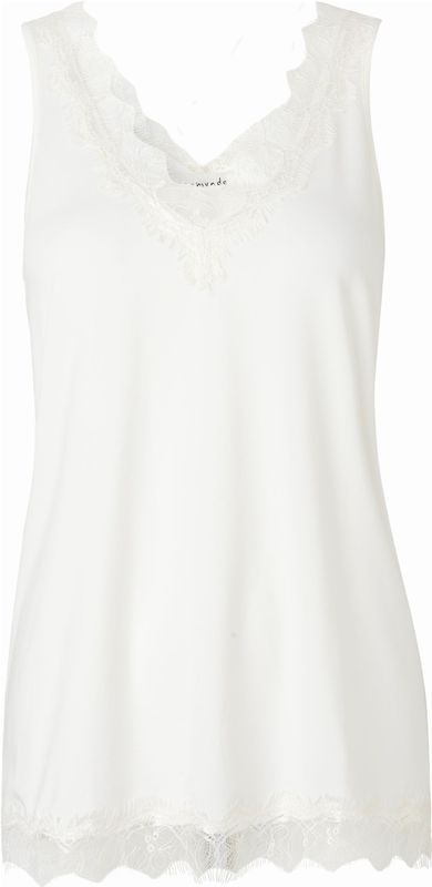 Rosemunde - Mouwloze Top - Blauw - Hoogwaardige Stof