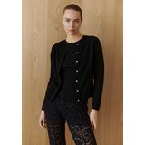 Rosemunde - Cardigan 1421 - Zwart - 70% Wol 30% Kasjmier
