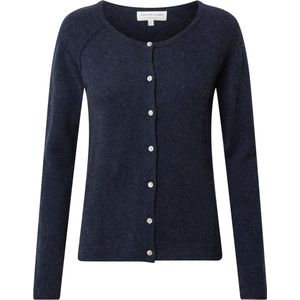 Rosemunde gebreid vest Donkerblauw
