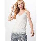 Blouseshirt - Effen - Jersey - V-hals - Mouwloos