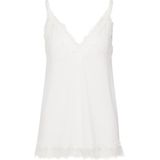 Blouseshirt - Effen - Jersey - V-hals - Mouwloos