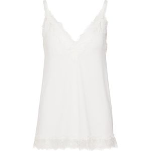 Blouseshirt - Effen - Jersey - V-hals - Mouwloos