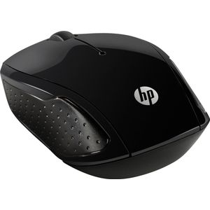 HP 200 Black Wireless Mouse muis Kantoor Ambidextrous RF Draadloos Optisch 1000 DPI