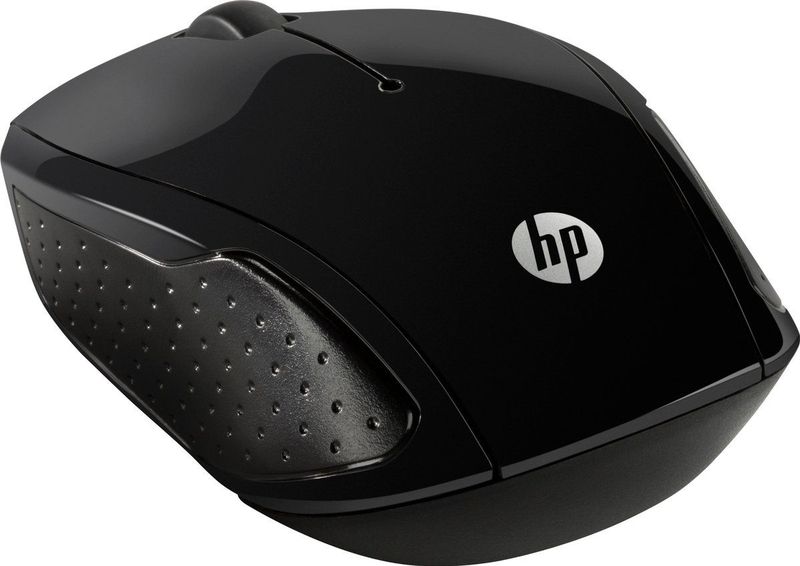 HP 200 Black Wireless Mouse muis Kantoor Ambidextrous RF Draadloos Optisch 1000 DPI