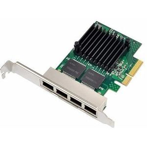 Microconnect 4-poorts RJ45 netwerkkaart, PCIe merk