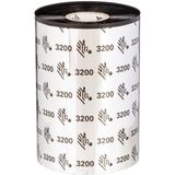 Zebra - 3200 - Etiketteringstape - Zwart - 110mmx300m