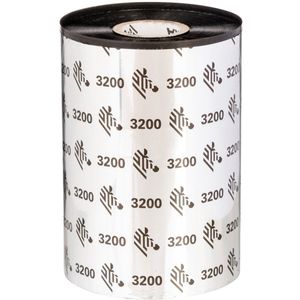 Zebra - 3200 - Etiketteringstape - Zwart - 110mmx300m