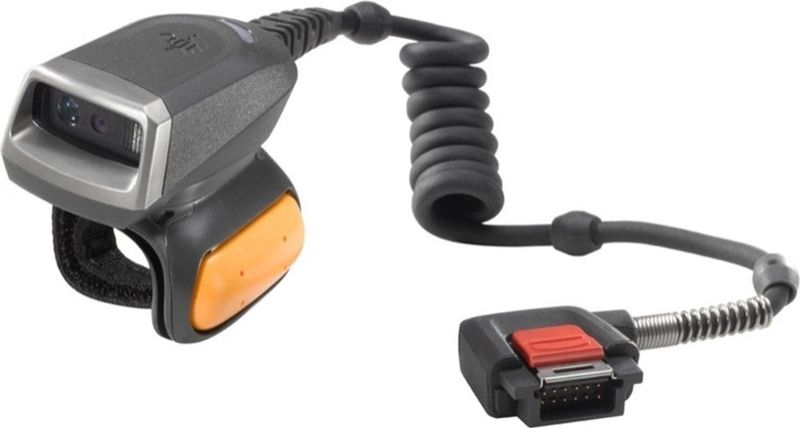 Zebra Draadgebonden 2D beeldvormende ringscanner (1D streepjescodes, 2D-streepjescodes), Barcode scanner, Grijs