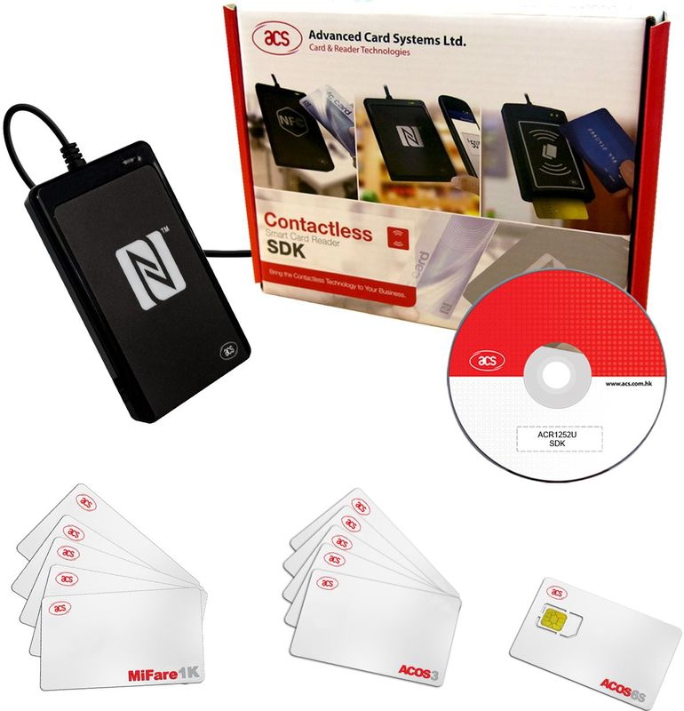 ACS - ACR1252 SDK KIT - Geheugenkaartlezer - USB