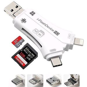 CoreParts - USB-adapter - Geheugenkaartlezer - Wit