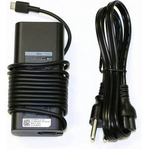 Dell - Wisselstroomadapter - Voeding voor Notebooks - Zwart - 65W - 19.5V