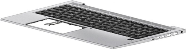 HP Toetsenbord CP+PS BL SR BEL, Onderdelen voor notebooks, Zilver