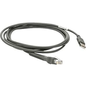 Zebra - Afgeschermde USB Kabel - 4,6m - Accessoires voor Barcodescanners
