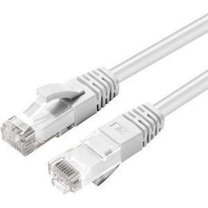 MicroConnect - Patchkabel - RJ-45 (Stecker) auf RJ-45 (Stecker) - 2 m - 5 mm - UTP - CAT 6a - halogenfrei, innen, geformt, rund, knotenfrei - weiß