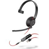 Poly - Blackwire 5210 - Kantoorheadset - Zwart - Bedraad - USB-A