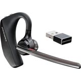 Poly 5200 UC Hoofdtelefoon In-ear Zwart (Draadloze), Kantoorheadset, Zwart