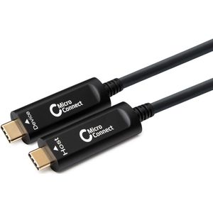 Microconnect Mc-usb3.1cc10op Usb-kabel Usb 3.2 Gen 2 (3.1 Gen 2) 10 M Usb C Zwart 10m Usb C Usb C Zwart