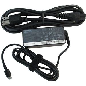 Lenovo - PD 45W - Voeding voor Notebooks - AC Adapter - 2-polige Stekker