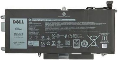 Laptopaccu - Lithium-Ion - 60 Wh - Vervangonderdeel voor Dell