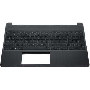 Hp laptop toetsenbord qwerty us + top cover - grijs