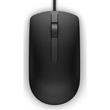 Dell - Kit Muis - Bedraad - Zwart - USB - 2 Knoppen