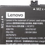 Lenovo - Accu - Lithium-ion - 50 Wattuur - Compatibel met 5B10W13954
