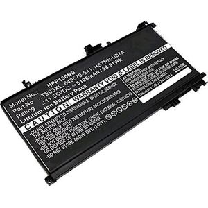 CoreParts - Laptop Batterij - Zwart - 4000 mAh - Compatibel met HP