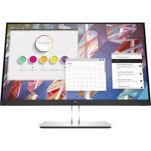 HP - E24 G4 - Monitor - Zwart - Silver - 23.8 inch - Full HD
