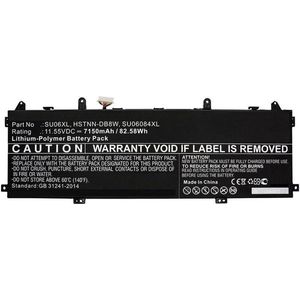 CoreParts - Vervangende Laptopbatterij - Zwart - Li-Pol 82.58Wh 11.55V