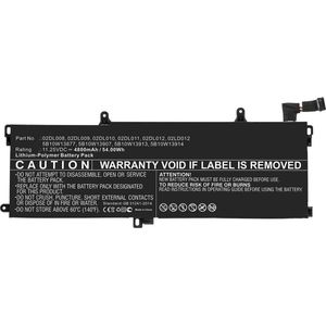 CoreParts - Laptop Batterij - Zwart - 4800 mAh - Voor Lenovo ThinkPad T590