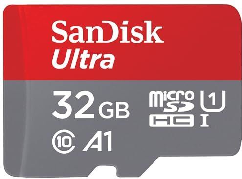 SanDisk Ultra Android MicroSDXC UHS-I-Kaart 32 GB + SD-Adapter (Voor Smartphones En Tablets, A1, Class 10, U1, Full HD Video's, Tot 120 MB/s Leessnelheid)