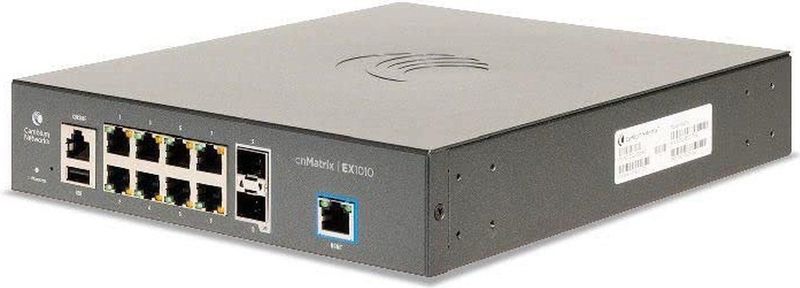 Cambium Networks - cnMatrix EX1010 - Ethernet Switch - 8x 1-Gbps - 2x 1-Gbps SFP