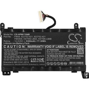 CoreParts - Laptop Batterij - Zwart - 77Wh Li-ion 14.6V
