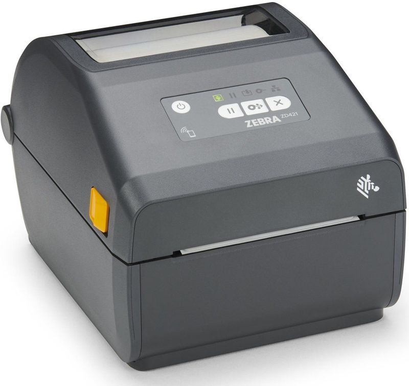 Zebra Labelprinter ZD421D - Direct Thermisch - USB - BT - 203DPI - Zwart
