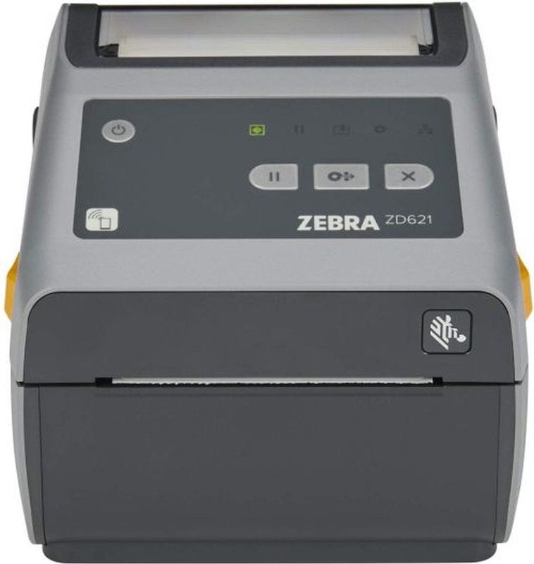 Zebra - ZD621d - Desktop Labelprinter - Grijs - 203 dpi - USB - Bluetooth - Ethernet