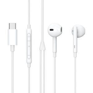 eSTUFF In-ear hoofdtelefoon Earpod (Bedraad), Koptelefoon, Wit