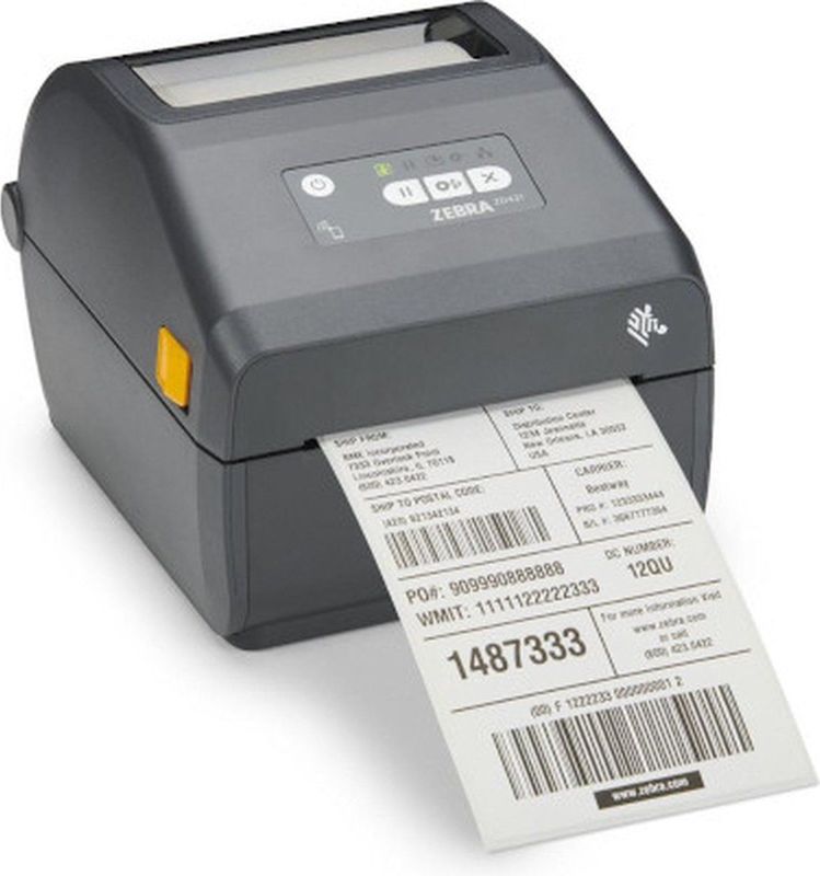 Zebra - ZD421d - Labelprinter - Grijs - 300 dpi - USB - Tot 102 mm/sec