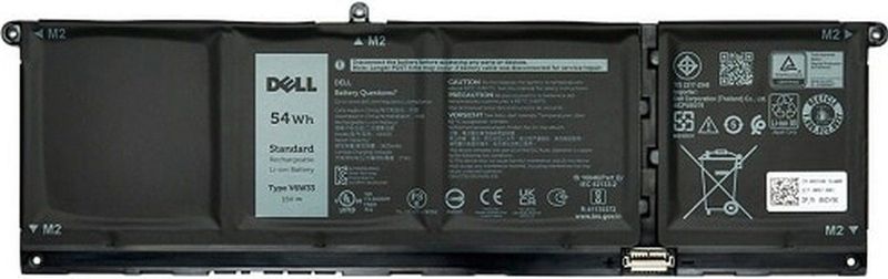 Dell - W126279827 - Notebook Accu - Zwart - 4 Cellen - 54 WHr