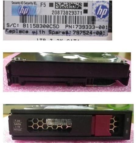 HPE - DRV HD 1TB - Harde Schijf - 3.5 Inch - SATA 6G - Low Profile