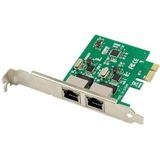 MicroConnect - PCI-E 8111F - Netwerkkaart - Groen - Zilver