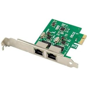 MicroConnect - PCI-E 8111F - Netwerkkaart - Groen - Zilver