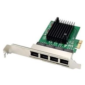 Microconnect PCI-E 8111F Quad-RJ45 Gigabit merk