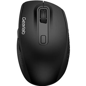 Gearlab G305 Draadloos/Bluetooth dubbel (Draadloze), Muis, Zwart