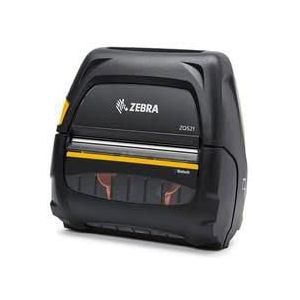 Zebra DT Printer ZQ521 Media Breedte 4.45""/113mm Engels / Latin, W125801987 (4,45/113mm Engels/Latijns-Fonts, Bluetooth 4.1, Stnd Battery, EMEA certs ZQ521, Direct Thermal, 203 x 203)