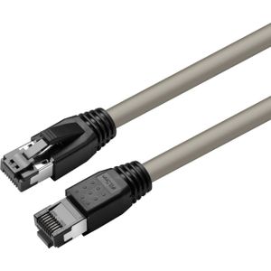 MicroConnect - CAT8.1 - Netwerkkabel - Grijs - S/FTP, 1.50 m, 25Gbps, 2000MHz