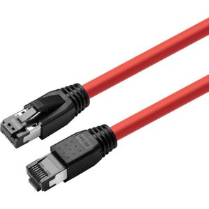 Microconnect MC-SFTP805R netwerkkabel Rood 5 m Cat8.1 S/FTP (S-STP)